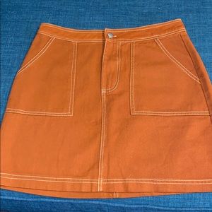 Francescas Burnt orange skirt